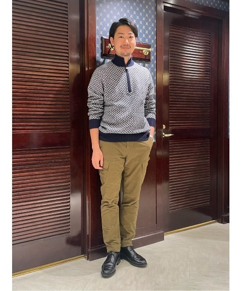 BROOKS BROTHERS(ブルックスブラザーズ)の「ウール ノルディックジャカード ハーフジップ モックネックセーター(ニット/セーター・メンズ・グリーン/ホワイト・MEDIUM/LARGE/SMALL/X-LARGE)」の13枚目の写真