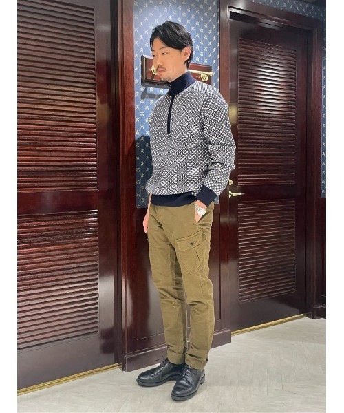 BROOKS BROTHERS(ブルックスブラザーズ)の「ウール ノルディックジャカード ハーフジップ モックネックセーター(ニット/セーター・メンズ・グリーン/ホワイト・MEDIUM/LARGE/SMALL/X-LARGE)」の12枚目の写真