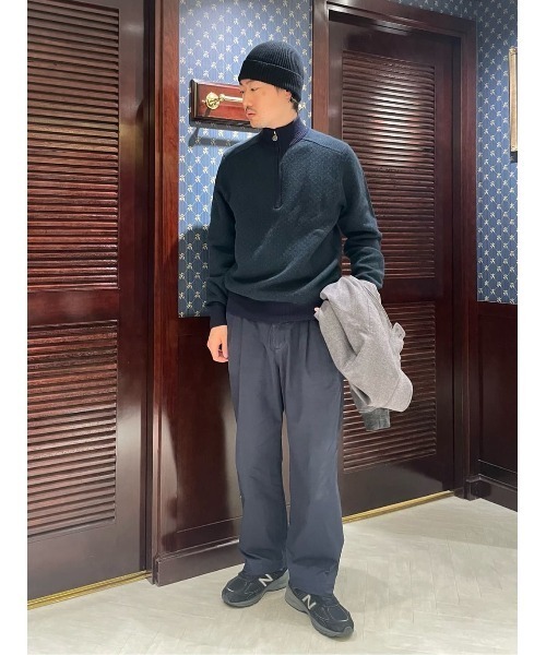 BROOKS BROTHERS(ブルックスブラザーズ)の「ウール ノルディックジャカード ハーフジップ モックネックセーター(ニット/セーター・メンズ・グリーン/ホワイト・MEDIUM/LARGE/SMALL/X-LARGE)」の8枚目の写真