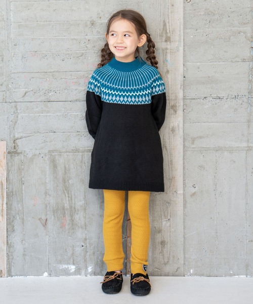 RAGMART（ラグマート）の「ニットワンピース（ワンピース・キッズ・ブラック/グレー・110cm/120cm/130cm/100cm）」の5枚目の写真