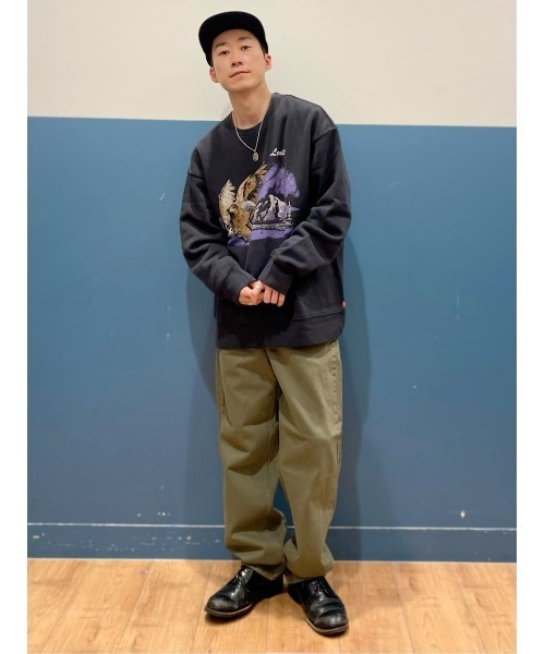 Levi's(リーバイス)の「【Levi's】シーズナルクルースウェット(スウェット・メンズ・ブラック・S/M/L)」の9枚目の写真