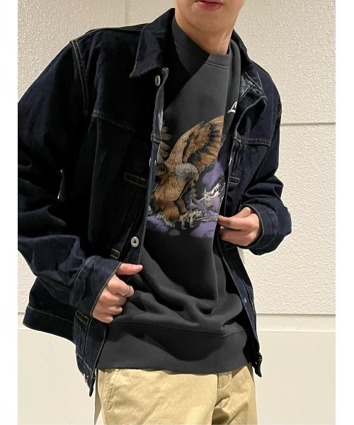 Levi's(リーバイス)の「【Levi's】シーズナルクルースウェット(スウェット・メンズ・ブラック・S/M/L)」の15枚目の写真