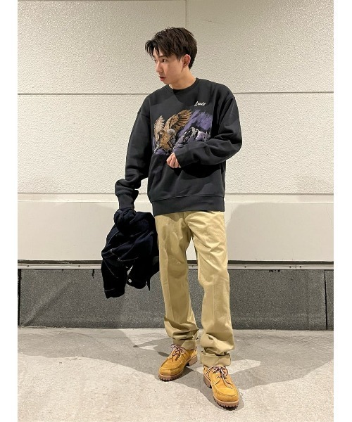 Levi's(リーバイス)の「【Levi's】シーズナルクルースウェット(スウェット・メンズ・ブラック・S/M/L)」の12枚目の写真