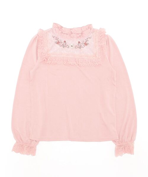 axes femme(アクシーズファム)の「ガーベラ×オータムローズPO(Tシャツ/カットソー・レディース・ネイビー/ピンク/キナリ・FREE)」の3枚目の写真