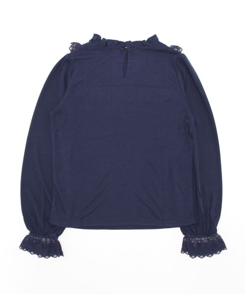 axes femme(アクシーズファム)の「ガーベラ×オータムローズPO(Tシャツ/カットソー・レディース・ネイビー/ピンク/キナリ・FREE)」の4枚目の写真