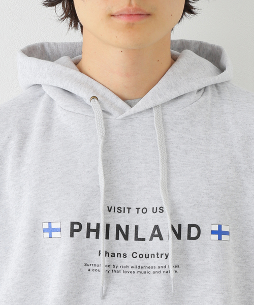 BAMBOO SHOOTS（バンブーシュート）の「【BAMBOO SHOOTS / バンブーシュート】WELCOME TO PHINLAND（パーカー・メンズ・グレー・MEDIUM/LARGE）」の6枚目の写真