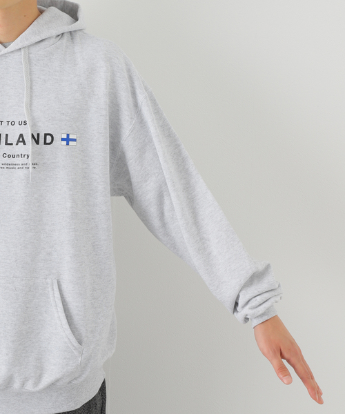 BAMBOO SHOOTS（バンブーシュート）の「【BAMBOO SHOOTS / バンブーシュート】WELCOME TO PHINLAND（パーカー・メンズ・グレー・MEDIUM/LARGE）」の8枚目の写真