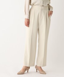 OPAQUE.CLIP | DELEGANT ダブルクロスワイドパンツ【OPAQUE.CLIP NAVY】(その他パンツ)