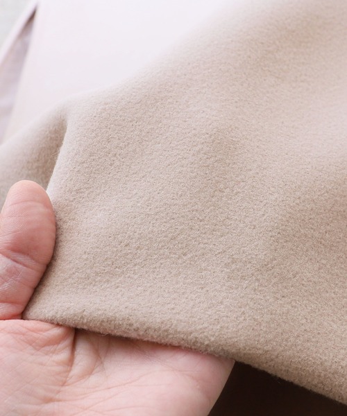 ビッグスタンドカラーロングコート