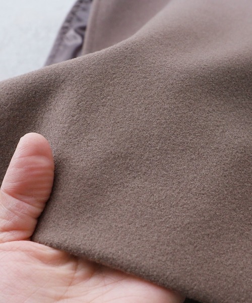 ビッグスタンドカラーロングコート