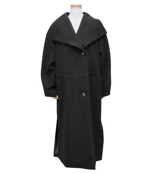 ビッグスタンドカラーロングコート