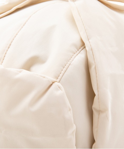 CONTROL FREAK（コントロールフリーク）の「CONTROL FREAK(コントロールフリーク)ダウン風フライトキャップ（キャップ・レディース・グリーン/アイボリー/ブラック・FREE）」の4枚目の写真