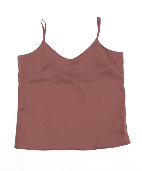 Sakka(サッカ)の「サテンキャミソール(Tシャツ/カットソー・レディース・ピンク/ホワイト/ブラウン・MEDIUM/LARGE)」の3枚目の写真
