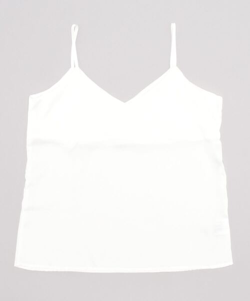 Sakka(サッカ)の「サテンキャミソール(Tシャツ/カットソー・レディース・ピンク/ホワイト/ブラウン・MEDIUM/LARGE)」の2枚目の写真