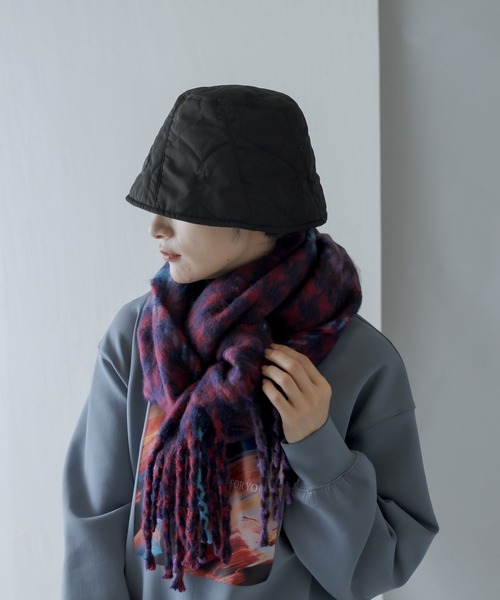 ear PAPILLONNER フェイクカシミヤマフラー ear PAPILLONNER（イアパピヨネ）の「フェイクカシミヤマフラー