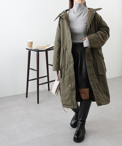 COLONY 2139（コロニートゥーワンスリーナイン）の「WEB限定 / リバーシブルモッズコート（モッズコート・レディース・カーキ・FREE）」の16枚目の写真
