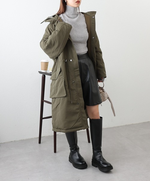 COLONY 2139（コロニートゥーワンスリーナイン）の「WEB限定 / リバーシブルモッズコート（モッズコート・レディース・カーキ・FREE）」の18枚目の写真