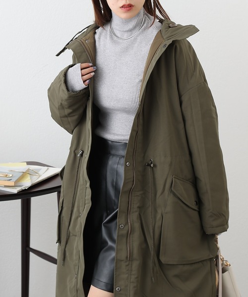 COLONY 2139（コロニートゥーワンスリーナイン）の「WEB限定 / リバーシブルモッズコート（モッズコート・レディース・カーキ・FREE）」の13枚目の写真