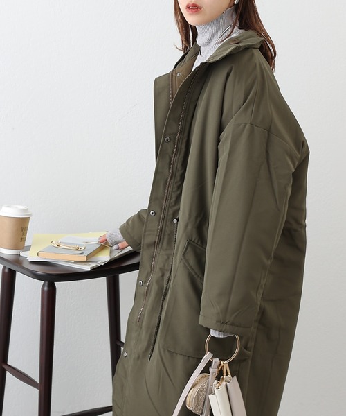 COLONY 2139（コロニートゥーワンスリーナイン）の「WEB限定 / リバーシブルモッズコート（モッズコート・レディース・カーキ・FREE）」の15枚目の写真