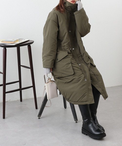 COLONY 2139（コロニートゥーワンスリーナイン）の「WEB限定 / リバーシブルモッズコート（モッズコート・レディース・カーキ・FREE）」の22枚目の写真