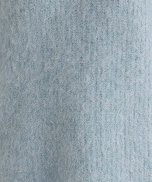 Andemiu(アンデミュウ)の「キモウバックシャンニット175401(ニット/セーター・レディース・ブルー/オフホワイト/グレー・FREE)」の11枚目の写真