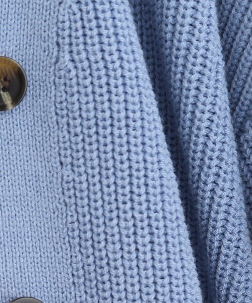 SHOO・LA・RUE（シューラルー）の「◆季節の変わり目に活躍！【洗える】畦編みVネックカーディガン（カーディガン/ボレロ・レディース・アイボリー/ライトベージュ/チャコールグレー/ライトグリーン/ブルー/ピンク系・00）」の14枚目の写真