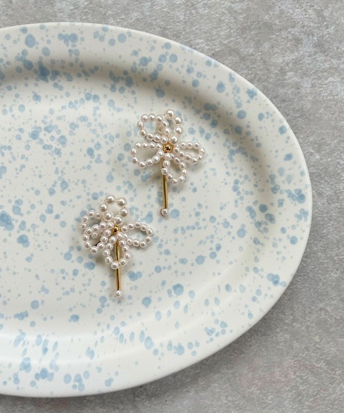 OKIRAKU（オキラク）の「☆ 【by daisy】パールフラワーピアス　RA22-1051（ピアス（両耳用）・レディース・シルバー/ゴールド・FREE）」の10枚目の写真