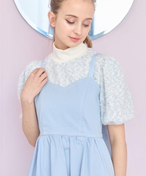 lilLilly（リルリリー）の「マルチドットニットトップス（ニット/セーター・レディース・ブルー/マルチ・FREE）」の19枚目の写真