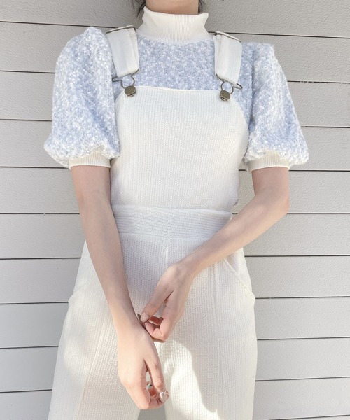 lilLilly（リルリリー）の「マルチドットニットトップス（ニット/セーター・レディース・ブルー/マルチ・FREE）」の17枚目の写真