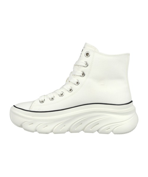 SKECHERS(スケッチャーズ)の「SKECHERS FUNKY STREET-GROOVE WAY / スケッチャーズ ファンキー ストリート グルーヴ ウェイ(スニーカー・レディース・ホワイト/ブラック・22.5cm/23cm/23.5cm/24cm/24.5cm/25cm)」の5枚目の写真