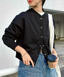 andme（アンドミー）の「【新色追加】スウェット2wayカーディガントップス（スウェット）」