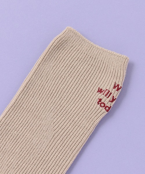 LOVETOXIC（ラブトキシック）の「リブくしゅくしゅソックス（ソックス/靴下・キッズ・ブラック/サックスブルー/ベージュ/オフホワイト・FREE）」の5枚目の写真