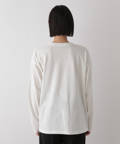 なじゅ セール】カラーロゴプリントロングスリーブ 177895（Tシャツ