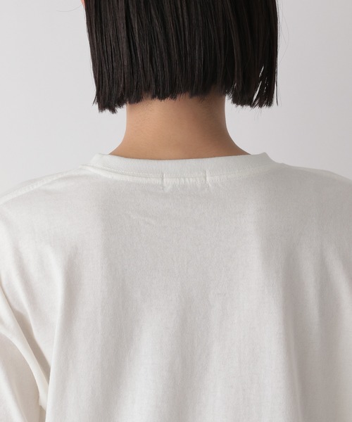 なじゅ セール】カラーロゴプリントロングスリーブ 177895（Tシャツ