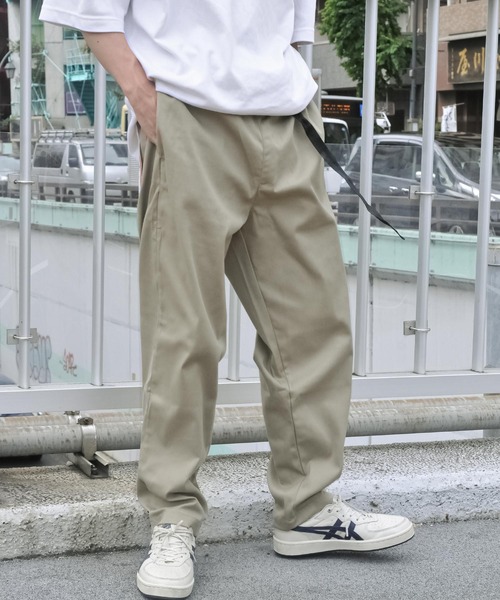 ZIP FIVE（ジップファイブ）の「【ZIP FIVE】【ZIP FIVE OUTDOOR】 ワイド テーパード アクティブ ストレッチ クライミングパンツ / イージーパンツ（チノパンツ・メンズ・ベージュ/カーキ/ブラック/ブルー/オフホワイト/キャメル/グリーン/ブルー系/ネイビー/ライトブルー・MEDIUM/LARGE/X-LARGE）」の4枚目の写真