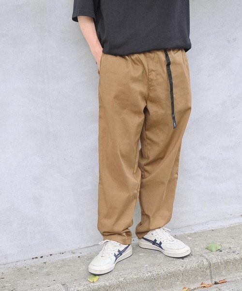 ZIP FIVE（ジップファイブ）の「【ZIP FIVE】【ZIP FIVE OUTDOOR】 ワイド テーパード アクティブ ストレッチ クライミングパンツ / イージーパンツ（チノパンツ・メンズ・ベージュ/カーキ/ブラック/ブルー/オフホワイト/キャメル/グリーン/ブルー系/ネイビー/ライトブルー・MEDIUM/LARGE/X-LARGE）」の10枚目の写真