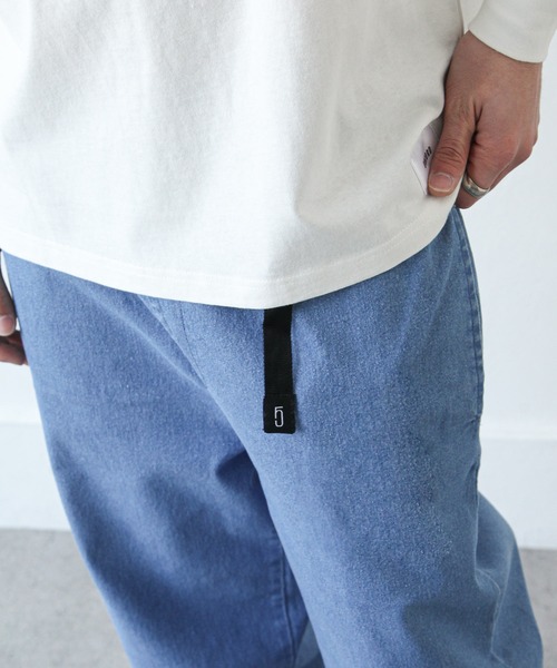 ZIP FIVE（ジップファイブ）の「【ZIP FIVE】【ZIP FIVE OUTDOOR】 ワイド テーパード アクティブ ストレッチ クライミングパンツ / イージーパンツ（チノパンツ・メンズ・ベージュ/カーキ/ブラック/ブルー/オフホワイト/キャメル/グリーン/ブルー系/ネイビー/ライトブルー・MEDIUM/LARGE/X-LARGE）」の13枚目の写真