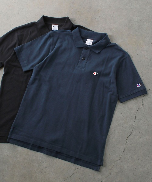 Champion（チャンピオン）の「【Champion】C3-X355 SHORT SLEEVE POLO SHIRT/ポロシャツ/チャンピオン（ポロシャツ・メンズ・ホワイト/モスグリーン/ネイビー/ブラック/グレー・M/L/XL）」の5枚目の写真