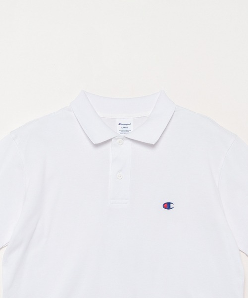Champion（チャンピオン）の「【Champion】C3-X355 SHORT SLEEVE POLO SHIRT/ポロシャツ/チャンピオン（ポロシャツ・メンズ・ホワイト/モスグリーン/ネイビー/ブラック/グレー・M/L/XL）」の8枚目の写真