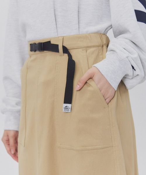 CAMP7（キャンプセブン）の「【CAMP7】クライミングベイカースカート（スカート・レディース・ベージュ/ブラック・M/L）」の16枚目の写真