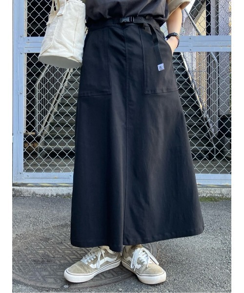 CAMP7（キャンプセブン）の「【CAMP7】クライミングベイカースカート（スカート・レディース・ベージュ/ブラック・M/L）」の7枚目の写真