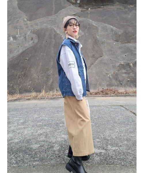 CAMP7（キャンプセブン）の「【CAMP7】クライミングベイカースカート（スカート・レディース・ベージュ/ブラック・M/L）」の9枚目の写真