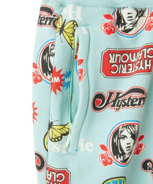 HYSTERIC GLAMOUR（ヒステリックグラマー）の「CHERRY SERVICE柄 スウェットパンツ（スウェットパンツ・レディース・ブラック系その他/グリーン系その他/ピンク系その他・FREE）」の7枚目の写真