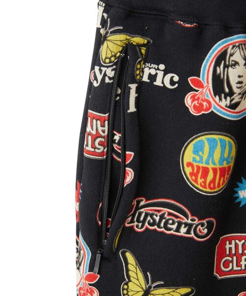 HYSTERIC GLAMOUR（ヒステリックグラマー）の「CHERRY SERVICE柄 スウェットパンツ（スウェットパンツ・レディース・ブラック系その他/グリーン系その他/ピンク系その他・FREE）」の9枚目の写真