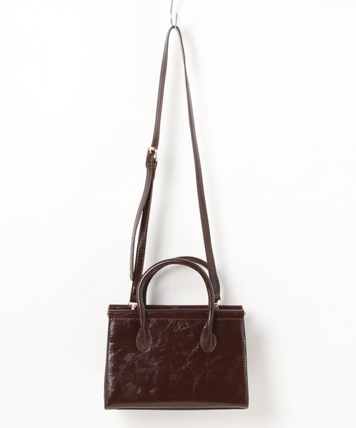 apres jour clair(アプレジュールクレア)の「【apres jour clair×ARIAZ】2WAYスクエアバッグ(ハンドバッグ・レディース・ダークブラウン・FREE)」の4枚目の写真