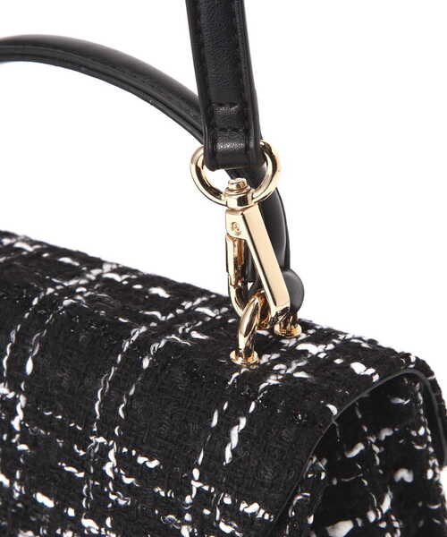 EDIT COLOGNE（エディットコロン）の「ツイードショルダーバッグ（ショルダーバッグ・レディース・ホワイト/ブラック・ﾌﾘ-）」の5枚目の写真