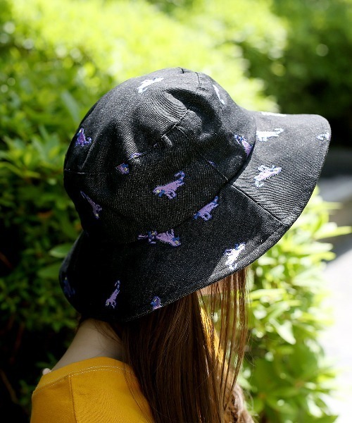 チチカカ(チチカカ)の「スキップ刺繍アドベンチャーハット(ハット・レディース・インディゴブルー/ブラック・FREE)」の2枚目の写真