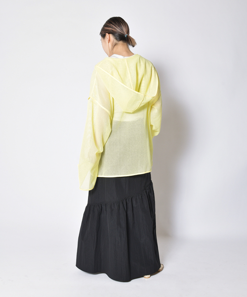 CITYSHOP（シティーショップ）の「MESH HOODIE：ブラウス（シャツ