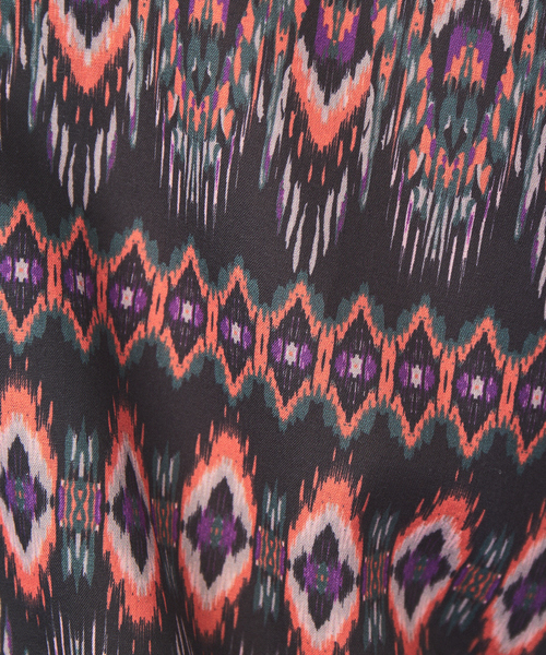 WILDERNESS EXPERIENCE（ウィルダネスエクスペリエンス）の「WILDERNESS EXPERIENCE / ウィルダネスエクスペリエンス  / Peacock pattern open collar shirt // オープンカラーシャツ　/ セットアップ（シャツ/ブラウス・メンズ・ブラック系その他/ブラウン系その他・M/L/XL）」の13枚目の写真