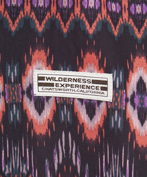 WILDERNESS EXPERIENCE（ウィルダネスエクスペリエンス）の「WILDERNESS EXPERIENCE / ウィルダネスエクスペリエンス  / Peacock pattern open collar shirt // オープンカラーシャツ　/ セットアップ（シャツ/ブラウス・メンズ・ブラック系その他/ブラウン系その他・M/L/XL）」の14枚目の写真